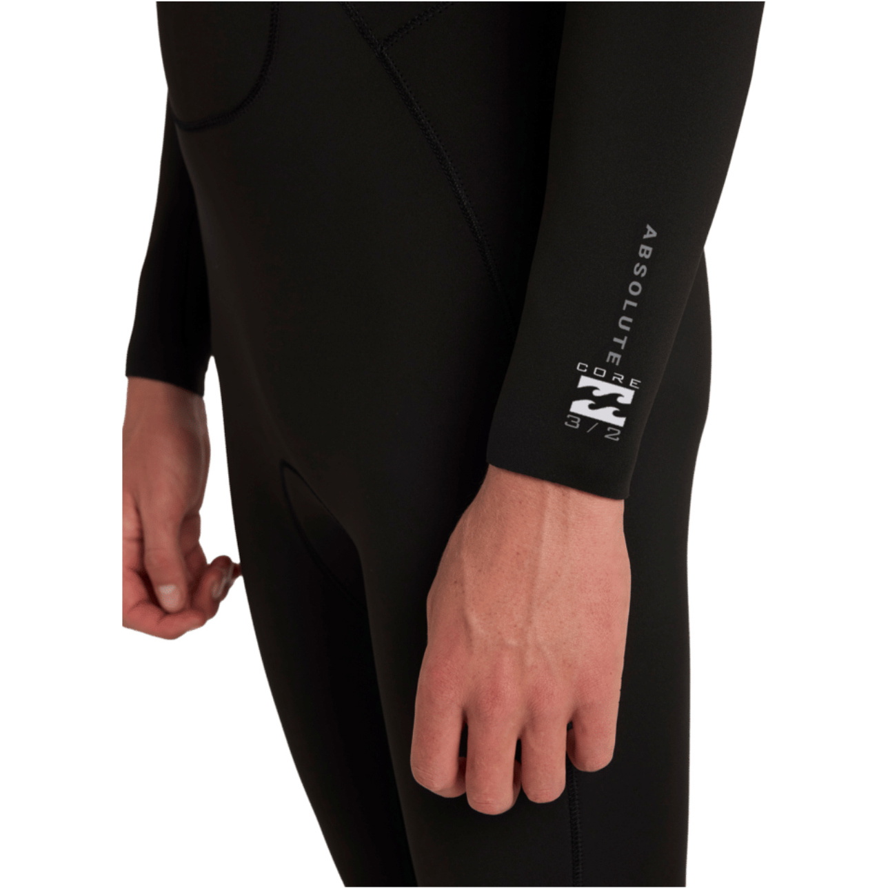2026 Billabong Mens Absolute Core 3/2mm Chest Zip Wetsuit ABYW100293 - Black